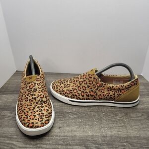 Twisted X WCA0033 Leopard Print Slip On Kick Women Size 8.5 M